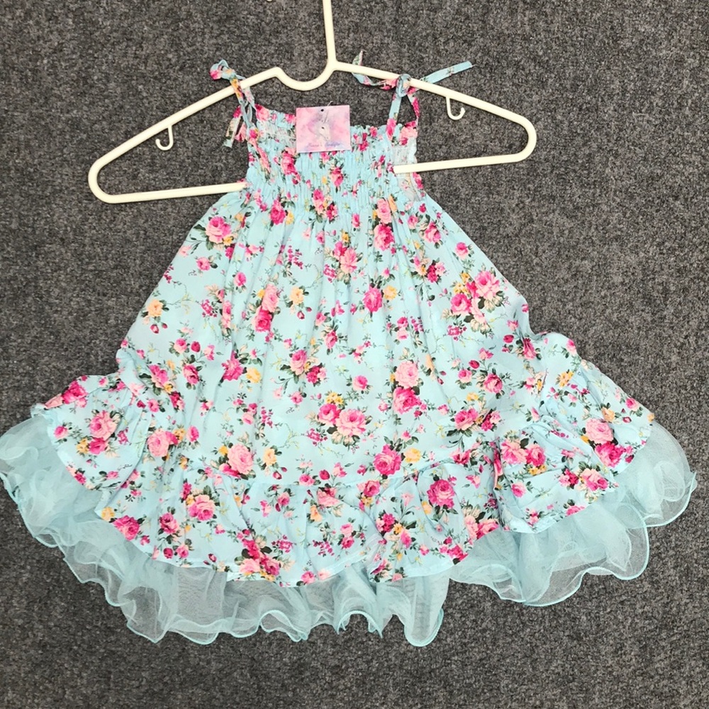 Toddler Sun Dress in Blue